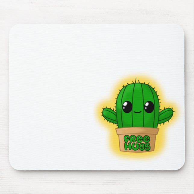 Huggable Cactus Mouse Mat (Front)
