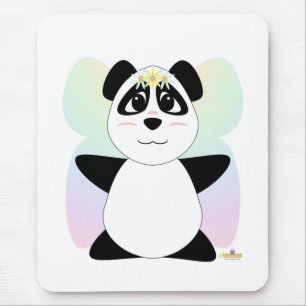 Huggable Fairy Panda Bear Mouse Mat