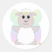 Huggable Fairy White Sheep