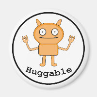 Huggable - Standard, 2¼ Inch Round Magnet
