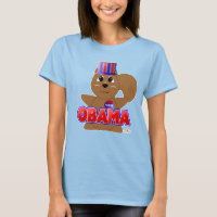 Huggable Voting Brown Squirrel Red Obama