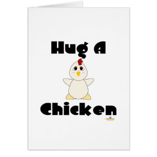 Huggable White Chicken Hug A Chicken