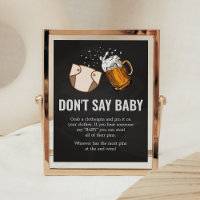 Huggies and Chuggies Baby Shower Don't Say Baby