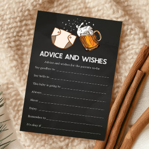 Huggies and Chuggies Shower Advice and Wishes Game