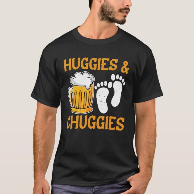 Huggies and Chuggies     T-Shirt (Front)