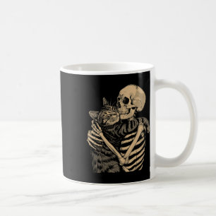 Hugging Cat Halloween Cat Lover Cat Mum Dad Coffee Mug