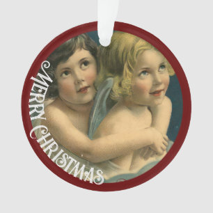 Hugging Cherubs Ornament