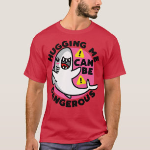 Hugging Dangerous Lover Ocean Funny Predator Sea L T-Shirt