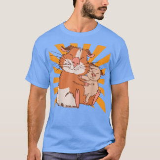 Hugging Guinea Pig Mum T-Shirt
