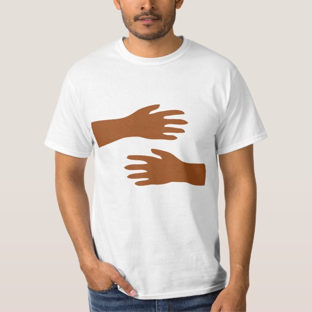Hugging Hands Free Hugs Squeeze Cuddle Shirt (Front)