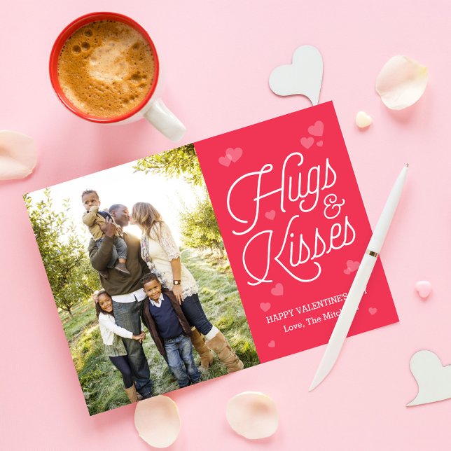 Hugging Script Valentine's Day Photo Cards (Creator Uploaded)
