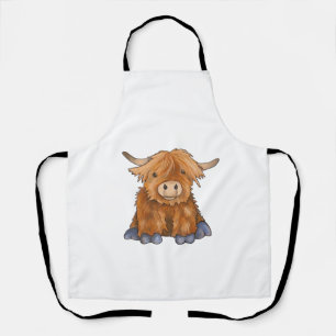 Huggy Harry - Part of my Fluffy Friends Series Cla Apron