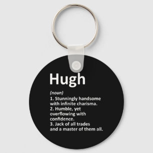Hugh Definition Personalised Name Funny Birthday G Key Ring