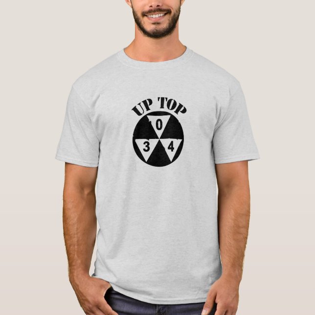Hugh Howey Up Top Shirt (Front)
