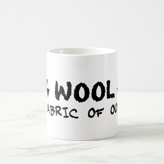 Hugh Howey WOOL The Fabric of Our Lies Mug (Center)