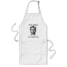 Hugh Jackman single too woman aprons tshirts