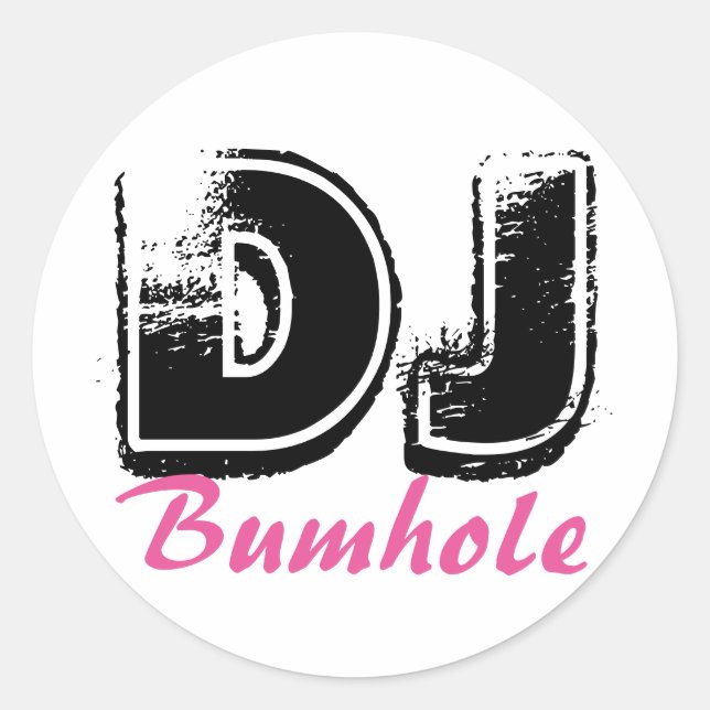 hugh signs stickers (Front)