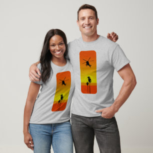 Hughes 500 Sunset T-Shirt