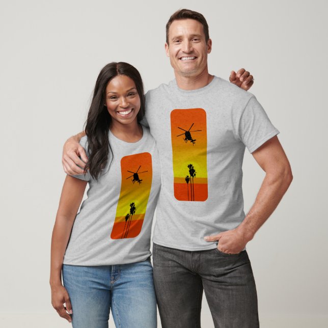 Hughes 500 Sunset T-Shirt (Unisex)