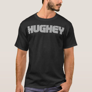 Hughey Name Vintage Retro 60s 70s 80s Sport Funny T-Shirt