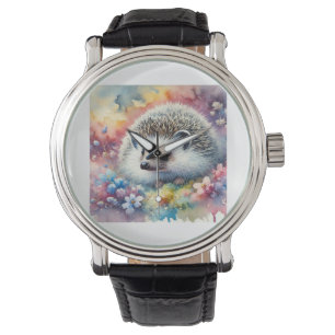Hughs Hedgehog 180724AREF158 - Watercolor Watch
