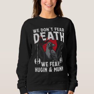 Hugin and Munin the Ravens of Odin Nordic Mytholog Sweatshirt