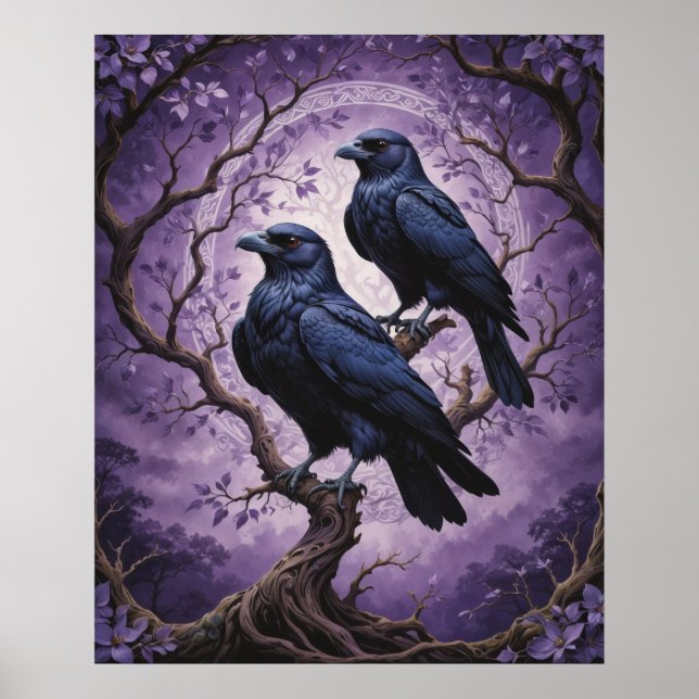 Huginn and Muninn Poster (Front)