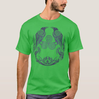HUGINN & MUNINN ODIN'S RAVENS VIKING T-Shirt