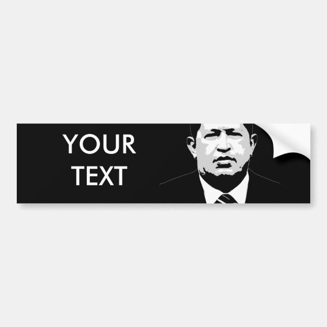 Hugo Chavez Bumper Sticker (Front)