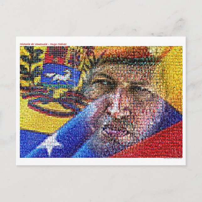 Hugo Chavez – Venezuela. Postcard (Front)
