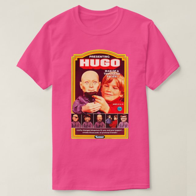 HUGO Man of a Thousand Faces T-Shirt (Design Front)