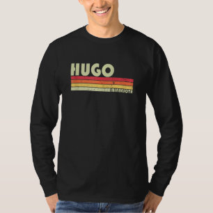 HUGO MN MINNESOTA Funny City Home Roots Gift Retro T-Shirt