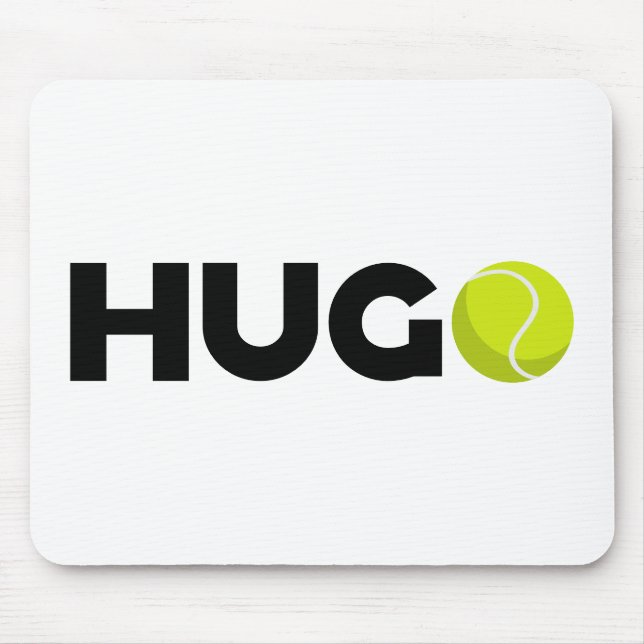 Hugo Tennis Mouse Mat (Front)
