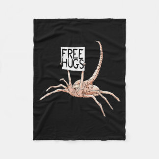 Hugs Alien Vintage Design For Men Women Girl Boy K Fleece Blanket