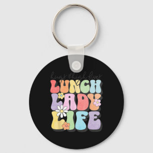 Hugs Amp; High Fives Lunch Lady Vibes School Appre Key Ring