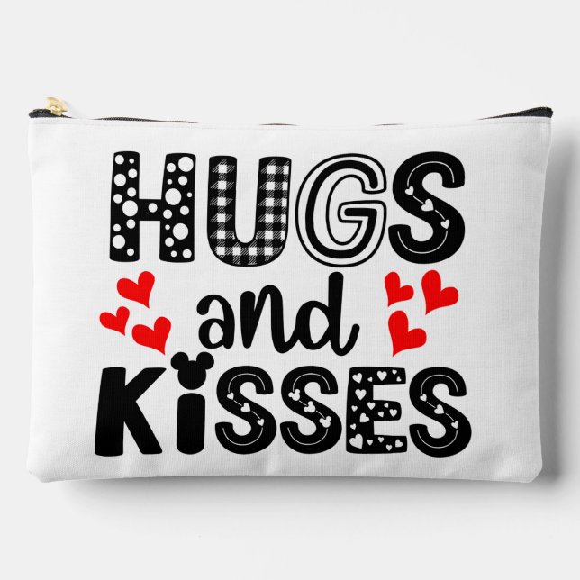 Hugs and Kisses Accessory Pouch (Front)