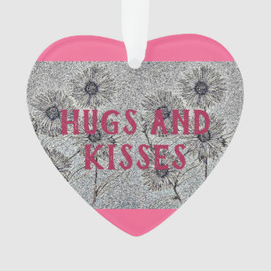 Hugs and Kisses Acrylic Ornament
