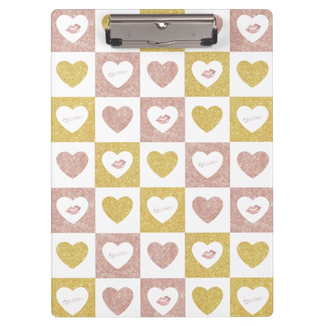 Hugs and kisses clipboard (Front)