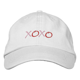 Hugs and Kisses Embroidered Hat