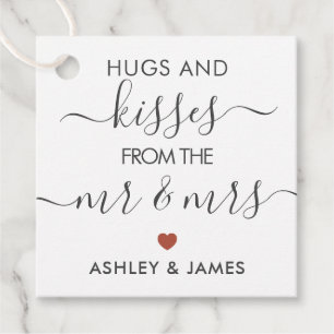 Hugs and Kisses from the Mr and Mrs Tag Terracotta