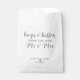 Hugs and Kisses from the New Mr and Mrs Favour Bag