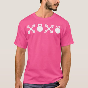 Hugs And Kisses Kettlebells And Barbells T-Shirt
