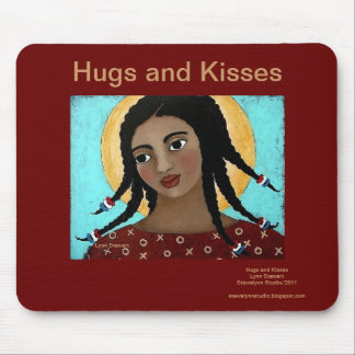 Hugs and Kisses Mouse Mat