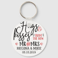 Hugs and Kisses New Mr and Mrs Handwriting Scipt