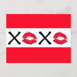 Hugs and Kisses Postcard