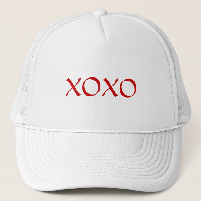 Hugs and Kisses Trucker Hat (Front)