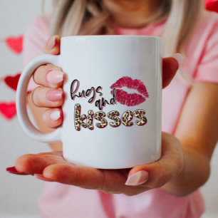 Hugs and Kisses Valentine’s Day Coffee Mug