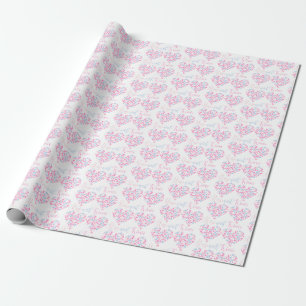 Hugs and Kisses Wrapping Paper