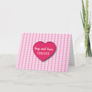 Hugs and Kisses XOXO Valentine's Day Holiday Card
