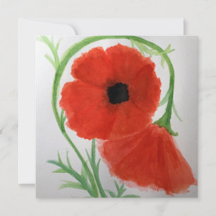 "Hugs for You" Watercolor Design Card